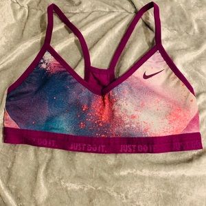 Multi color Nike sports bra